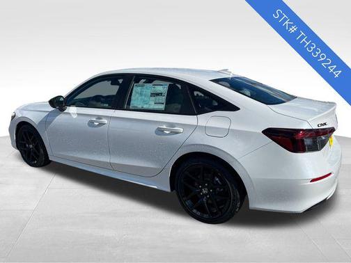 Platinum White Pearl 2026 Honda Civic Hybrid Sport