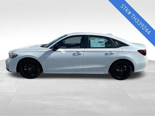 Platinum White Pearl 2026 Honda Civic Hybrid Sport