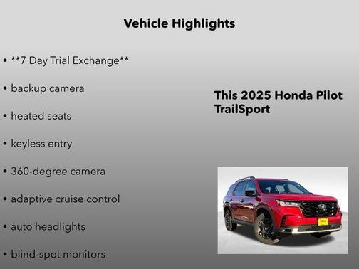 2025 Honda Pilot TrailSport