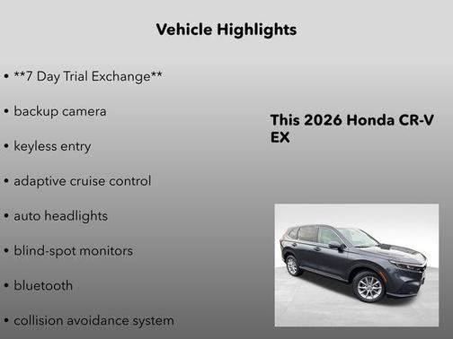 2026 Honda CR-V EX AWD