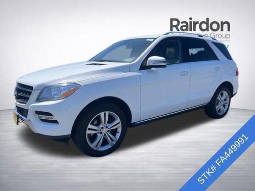 Polar White 2015 Mercedes-Benz M-Class 4MATIC
