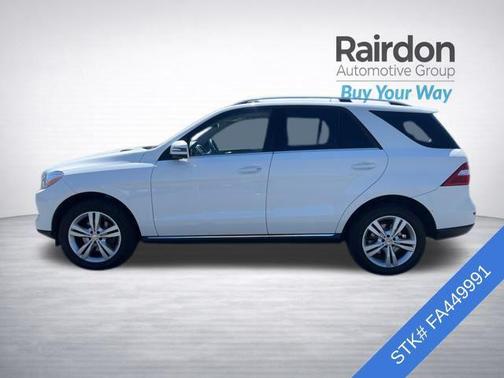 Polar White 2015 Mercedes-Benz M-Class 4MATIC