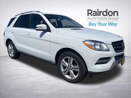 Polar White 2015 Mercedes-Benz M-Class 4MATIC