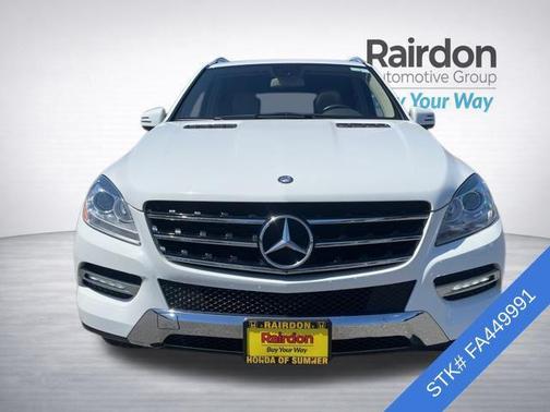 Polar White 2015 Mercedes-Benz M-Class 4MATIC