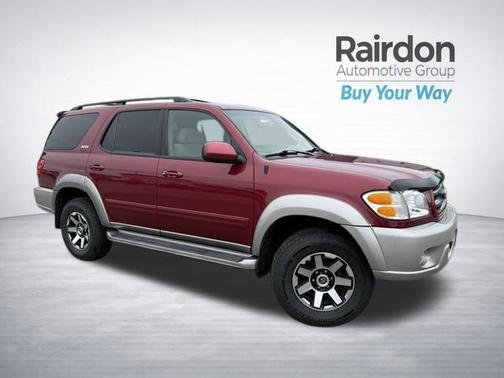 Sunfire Red Pearl 2002 Toyota Sequoia SR5