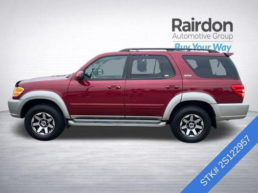 Sunfire Red Pearl 2002 Toyota Sequoia SR5