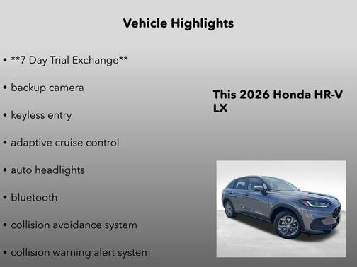 2026 Honda HR-V LX