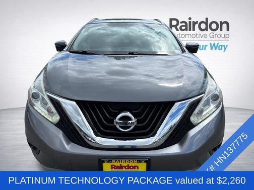 Gun Metallic 2017 Nissan Murano Platinum