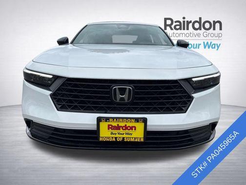 Platinum White Pearl 2023 Honda Accord Hybrid Sport-L