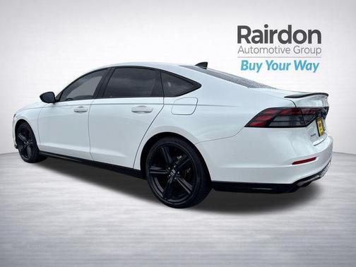 Platinum White Pearl 2023 Honda Accord Hybrid Sport-L