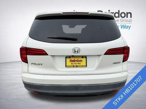 White Diamond Pearl 2017 Honda Pilot EX-L