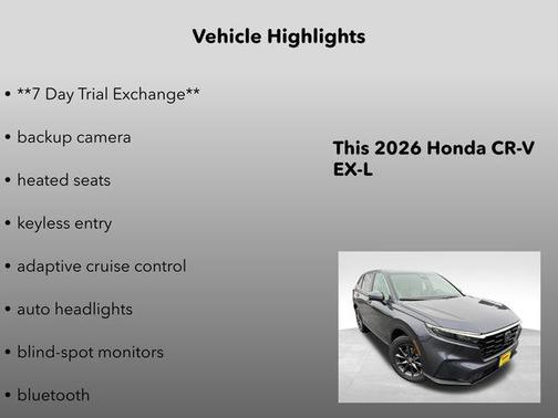 2026 Honda CR-V EX-L AWD