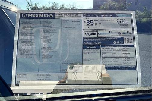 2026 Honda CR-V Hybrid Sport