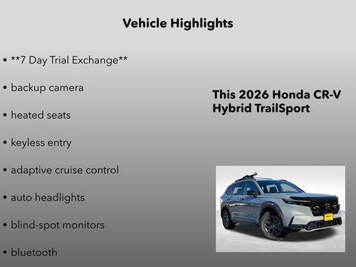 2026 Honda CR-V Hybrid TrailSport AWD