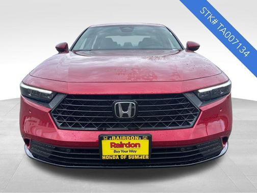Radiant Red Metallic 2026 Honda Accord Hybrid EX-L