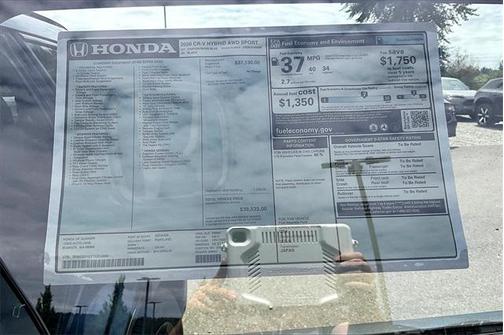2026 Honda CR-V Hybrid Sport