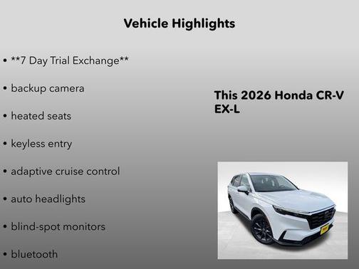 2026 Honda CR-V EX-L AWD