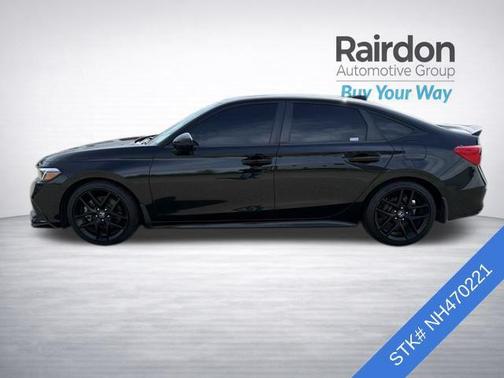 Crystal Black Pearl 2022 Honda Civic Si Base