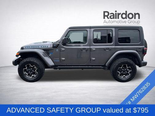 Granite Crystal Metallic Clearcoat 2021 Jeep Wrangler Unlimited 4xe Rubicon