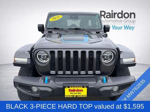 Granite Crystal Metallic Clearcoat 2021 Jeep Wrangler Unlimited 4xe Rubicon