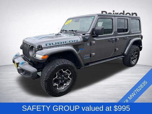 Granite Crystal Metallic Clearcoat 2021 Jeep Wrangler Unlimited 4xe Rubicon