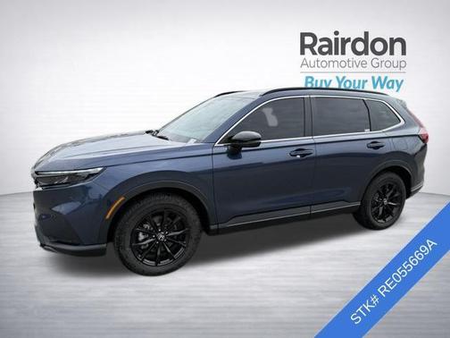 Canyon River Blue Metallic 2024 Honda CR-V Hybrid Sport AWD