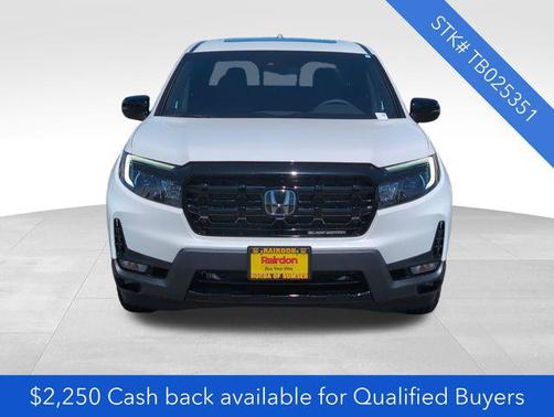 Platinum White 2026 Honda Ridgeline Black
