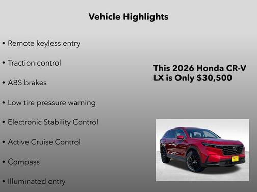 2026 Honda CR-V LX