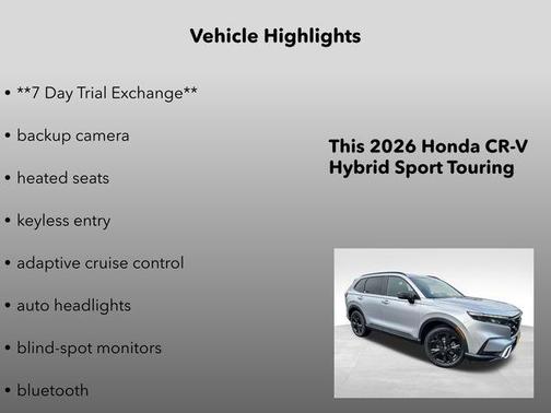 2026 Honda CR-V Hybrid Sport Touring AWD