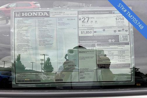 2026 Honda HR-V LX