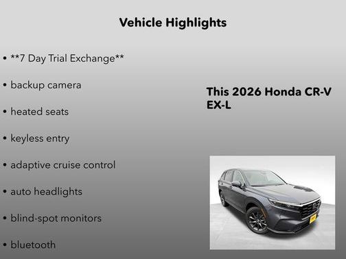 2026 Honda CR-V EX-L AWD