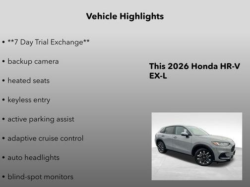 2026 Honda HR-V EX-L