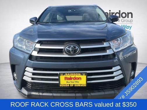 Shoreline Blue Pearl 2018 Toyota Highlander XLE