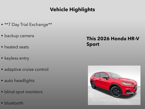 2026 Honda HR-V AWD Sport