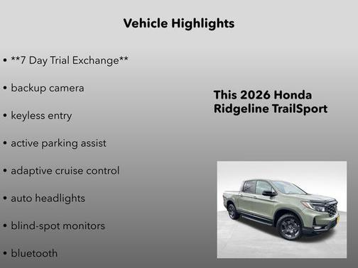2026 Honda Ridgeline TrailSport