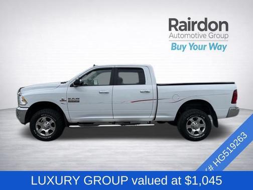 Bright White Clearcoat 2017 RAM 2500 Big Horn Crew Cab 4x4 6'4' Box