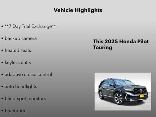 2025 Honda Pilot Touring 8-Passenger