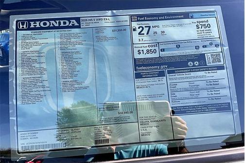 2026 Honda HR-V EX-L