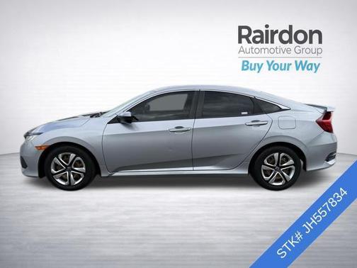 Lunar Silver Metallic 2018 Honda Civic LX