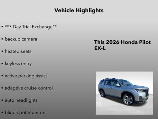 2026 Honda Pilot EX-L