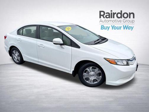 Taffeta White 2012 Honda Civic Hybrid Base