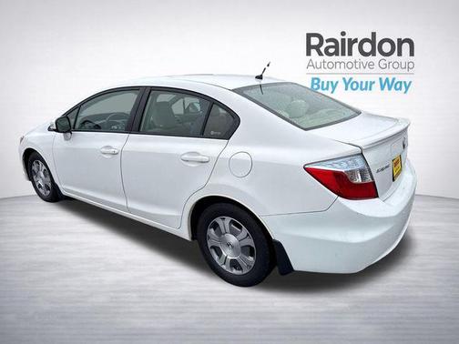 Taffeta White 2012 Honda Civic Hybrid Base