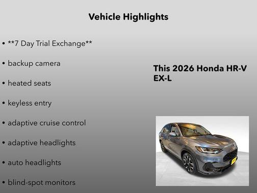 2026 Honda HR-V EX-L