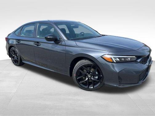 Gray Metallic 2026 Honda Civic Hybrid Sport