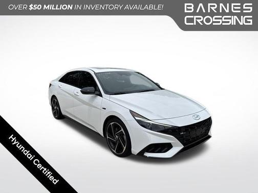 Lunar White 2023 Hyundai ELANTRA N Line