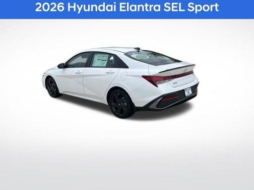 White 2026 Hyundai ELANTRA SEL Sport