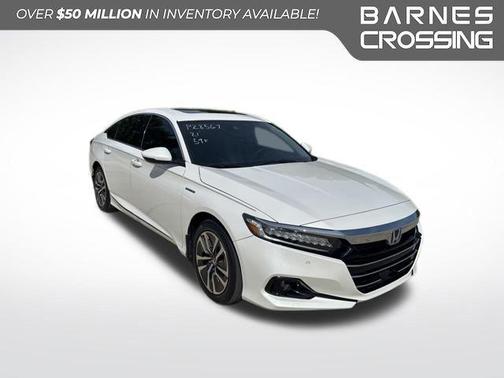 White 2021 Honda Accord Hybrid EX-L