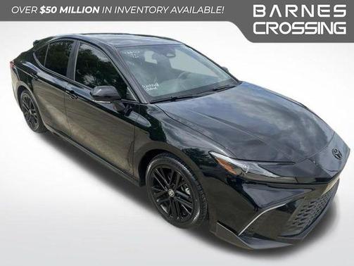 Midnight Black Metallic 2025 Toyota Camry SE