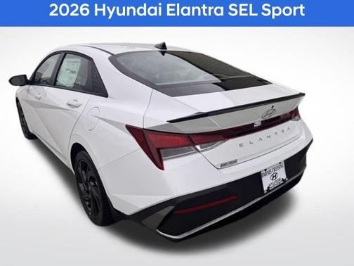 White 2026 Hyundai ELANTRA SEL Sport