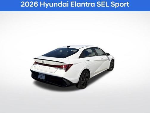 White 2026 Hyundai ELANTRA SEL Sport